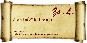 Zsombók Laura névjegykártya